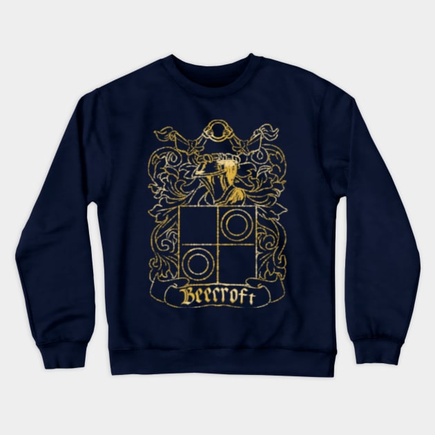 Beecroft family crest Crewneck Sweatshirt by gargirl